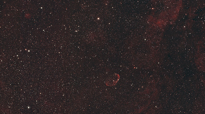 NGC 6888 - The crescent nebula