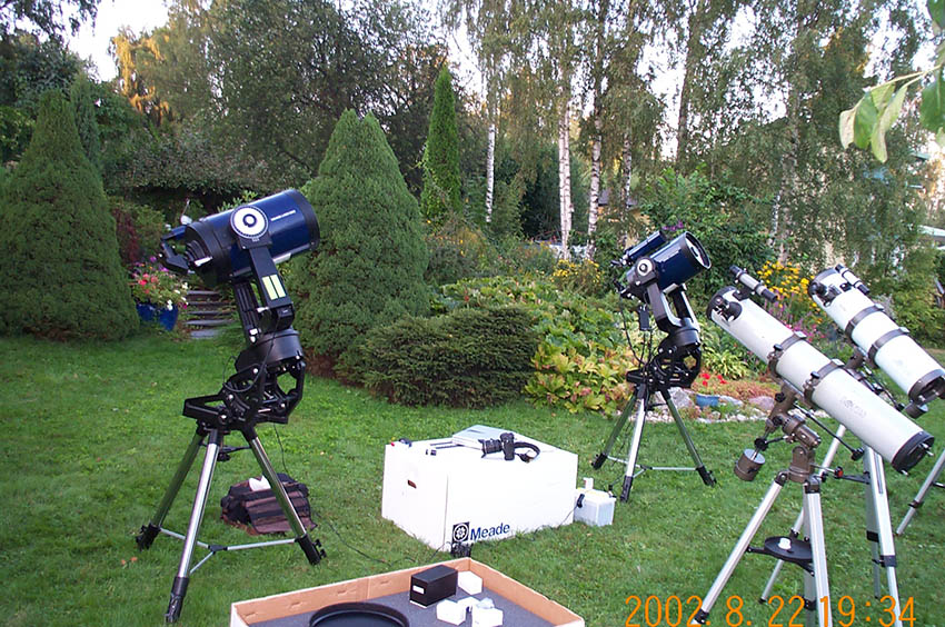 Many telescopes